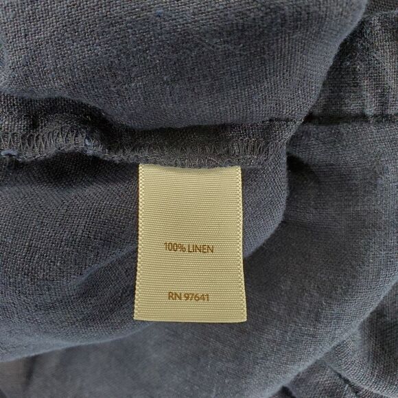 J Jill Love Linen Cropped Pants Size L - Picture 9 of 10